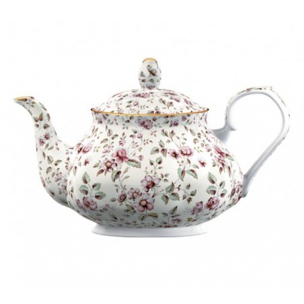 Katie Alice Ditsy Floral White 6 Cup Teapot